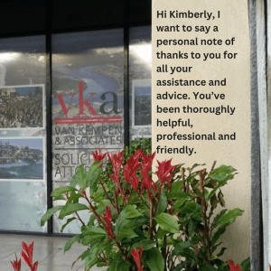 Testimonial recognition for great service