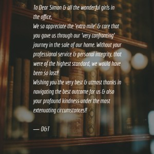 Testimonial recognition for great service