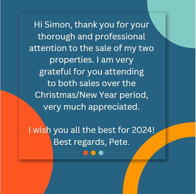 Testimonial recognition for great service